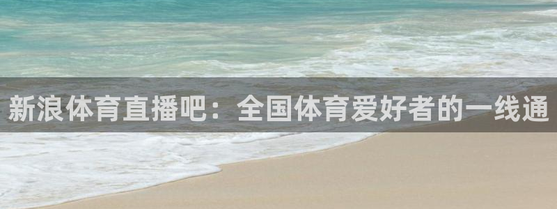 新浪体育直播吧：全国体育爱好者的一线通